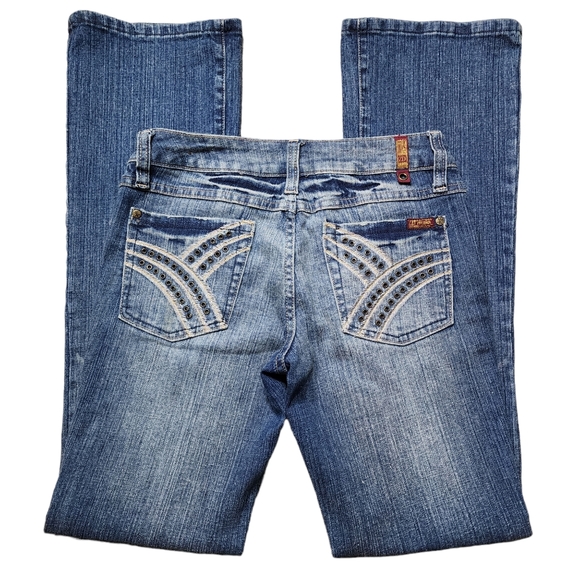 Zanadi Bootcut Jeans Sz Junior 7 - Picture 3 of 7